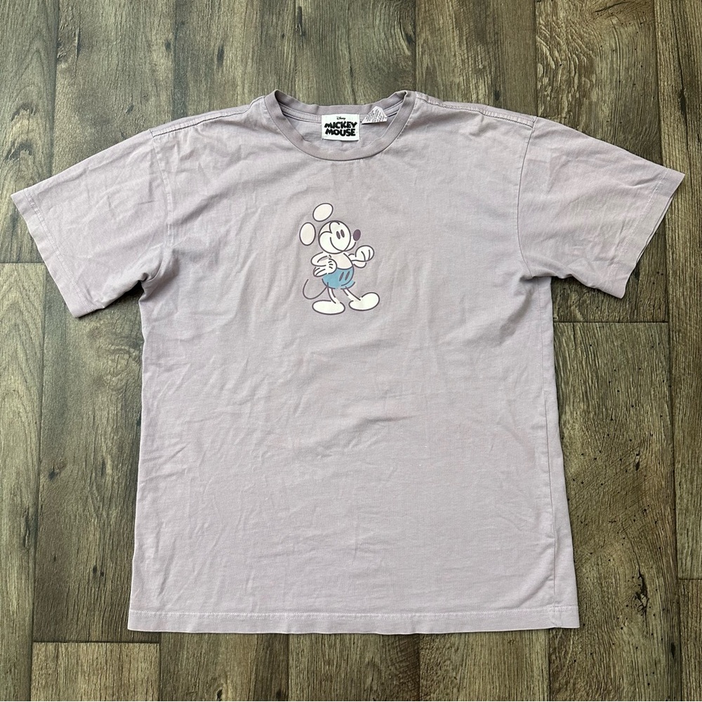 Disney Mickey Mouse Genuine Mousewear Tee T-shirt Women’s Plum Purple